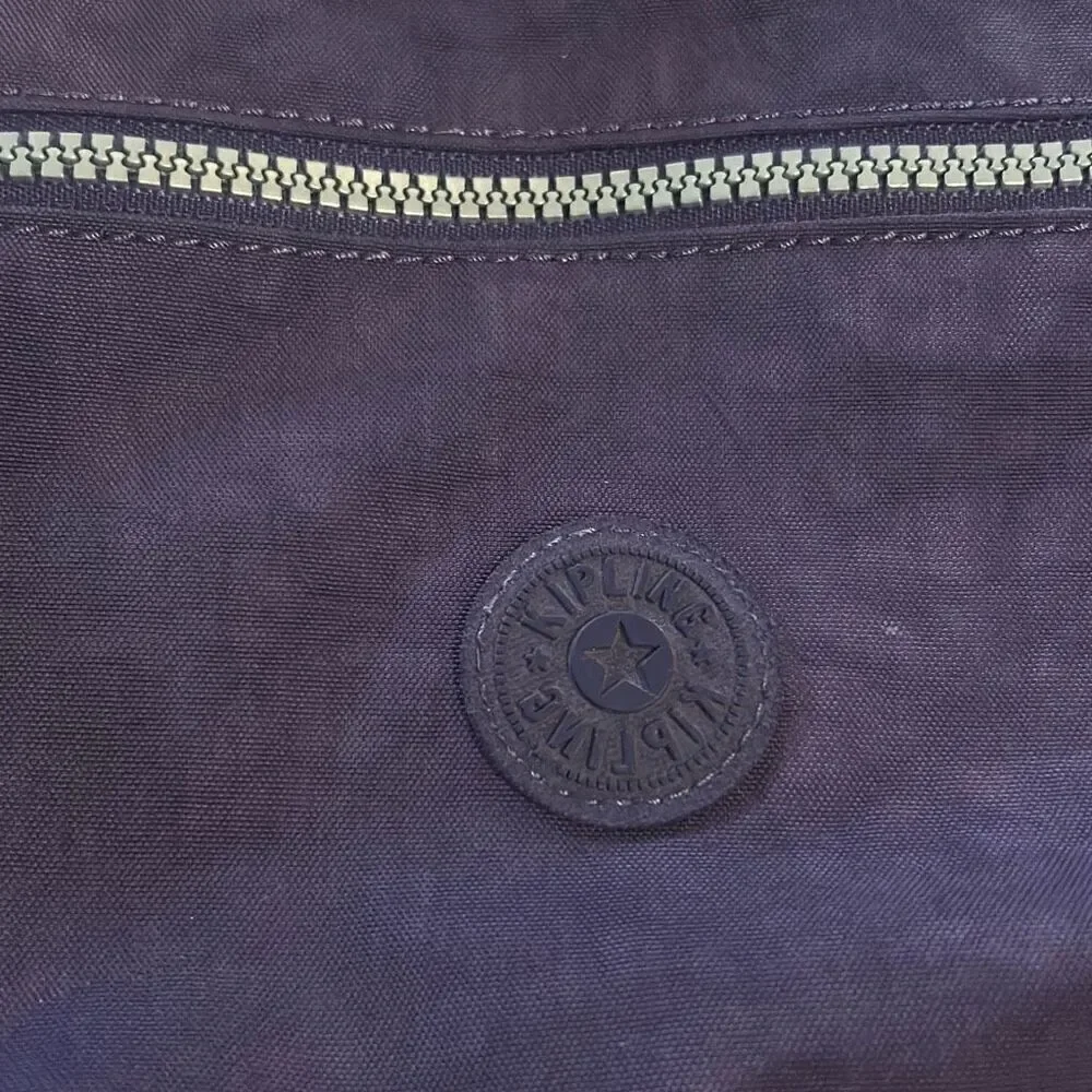 Kipling purple multi pocket Crossbody bag nylon